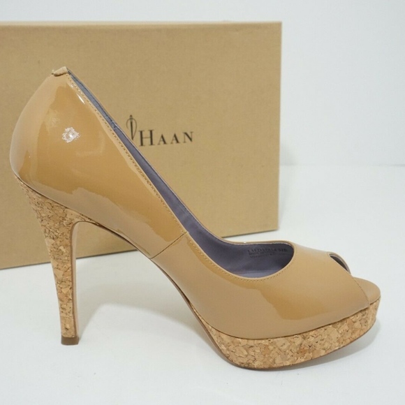 🆕 clearance‼️Cole Haan Tan Patent Platform Pump - Picture 5 of 8